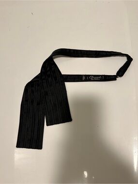 Charvet Men’s Black Textured Bow Tie